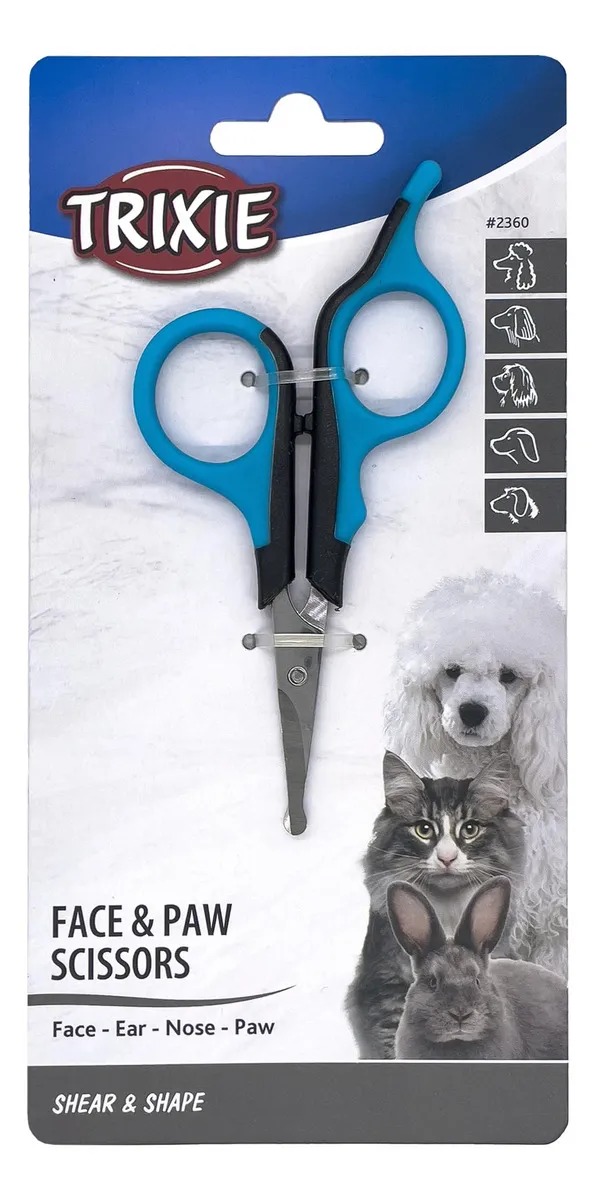 Tijeras Corta Pelo De Aseo Trixie Para Mascotas Perro Gato
