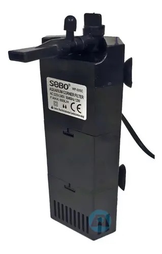Filtro Interno Esquinero Sobo Wp 505c 600 L/h 12w Acuario
