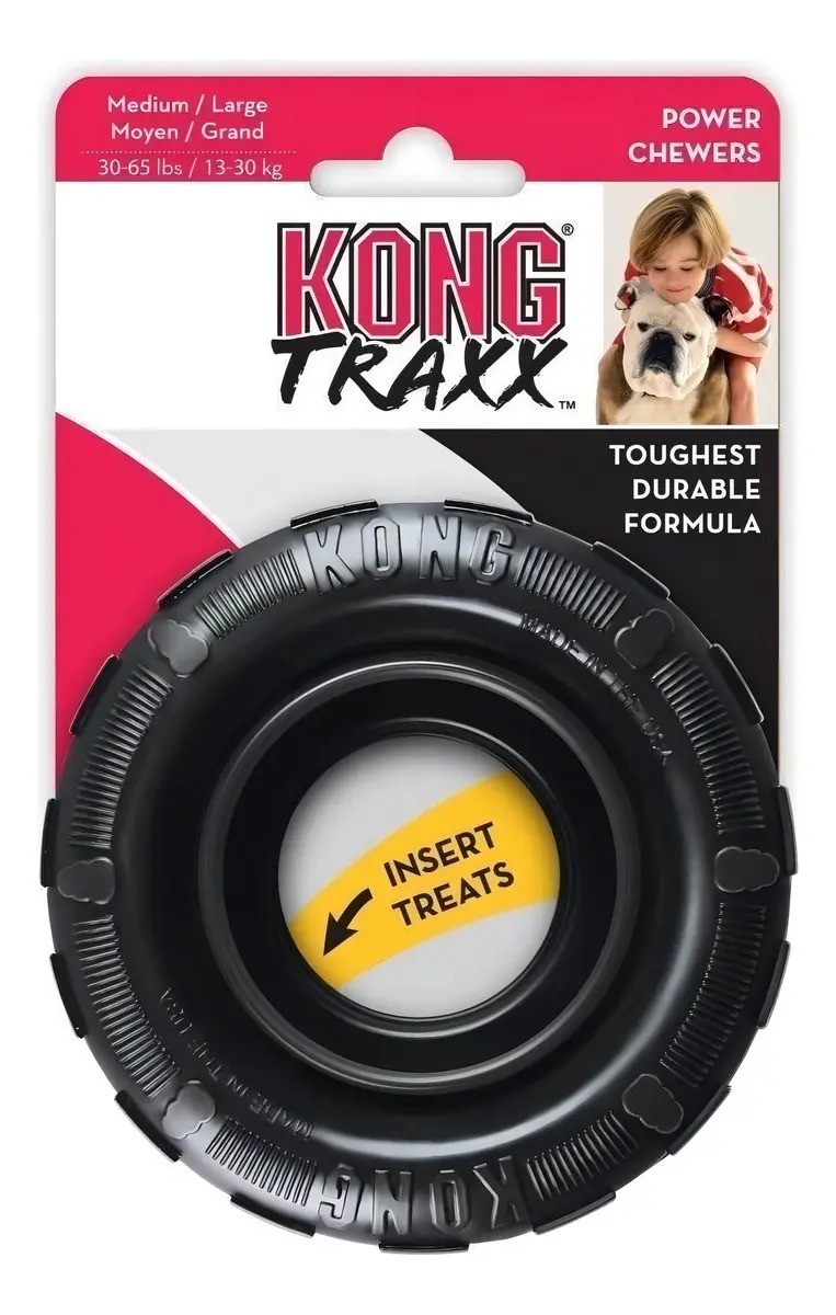 Juguete Mordillo Tires Rueda Rellenable Med/lg Kong Perros