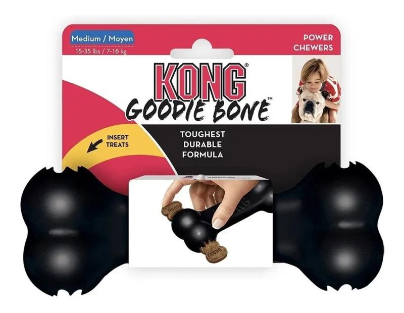Juguete Hueso Rellenable Goodie Extreme Medium Kong Perros