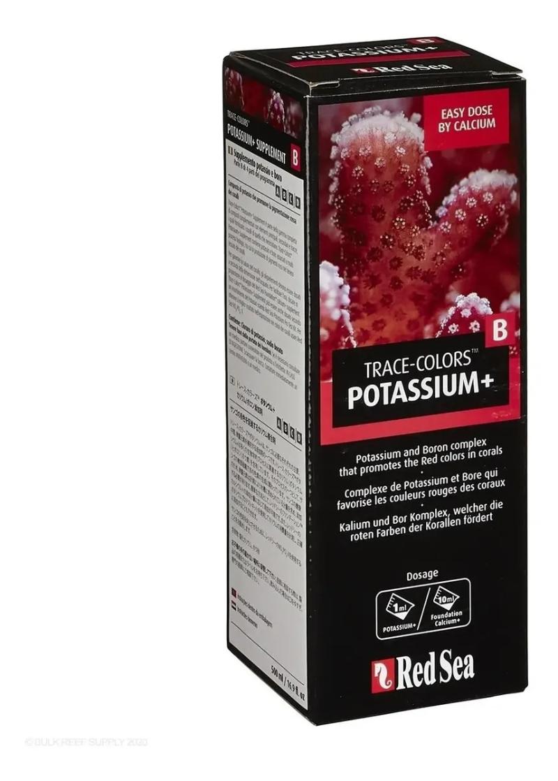 Red Sea Potassium+ Suplemento De Color 500ml Acuarios Marino