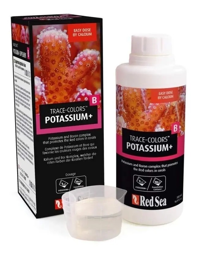 Red Sea Potassium+ Suplemento De Color 500ml Acuarios Marino