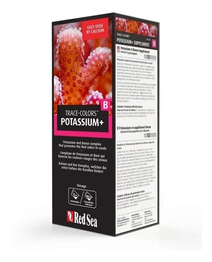 Red Sea Potassium+ Suplemento De Color 500ml Acuarios Marino