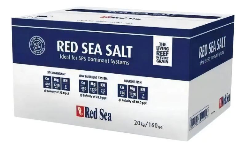 Sal Marina Red Sea Salt 20k Caja Acuario Marino Pecera