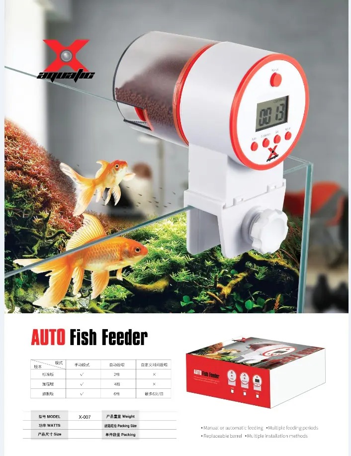 Alimentador Automático Programable X007a Shanda Acuario