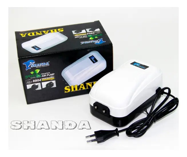 Aireador Bomba De Aire Sda-8804 2x4l/m 10w Shanda Acuario
