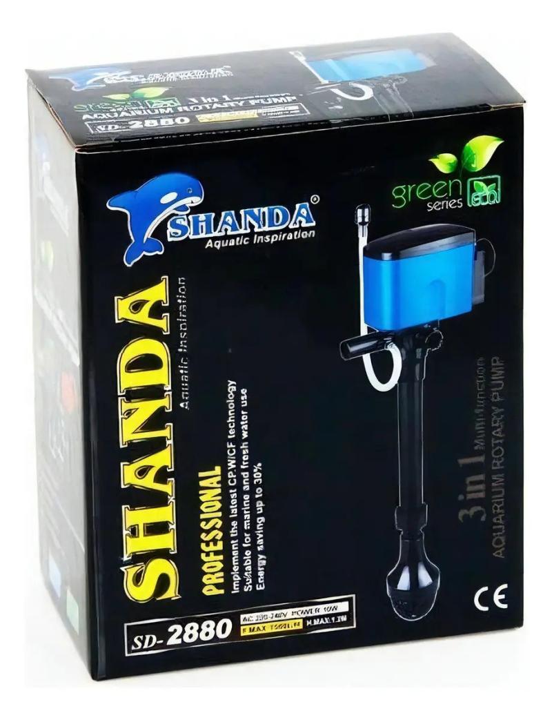 Bomba De Agua Sumergible Sd-2880 1500l/h 10w Shanda Acuario