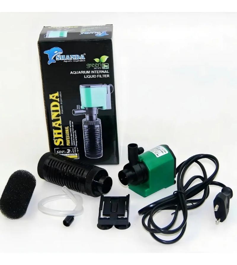 Filtro Interno Mecanico Sdf-318 250l/h 3.3w Shanda Acuario