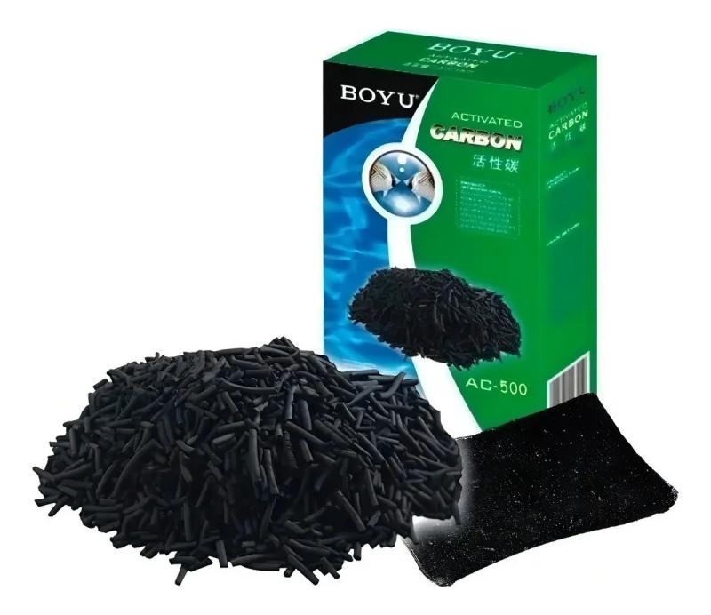 Filtro Carbon Activado Ac 500gr Boyu Acuario Pecera