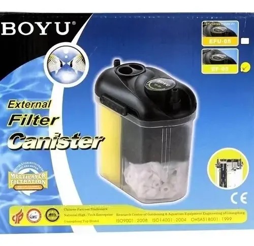 Filtro Externo Canister Ef05 Boyu 150l/h 5.5w Acuario Pecera