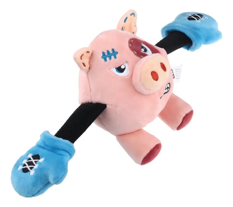 Juguete Peluche Cerdo Rock Zoo Small C/chifle Gigwi Perros