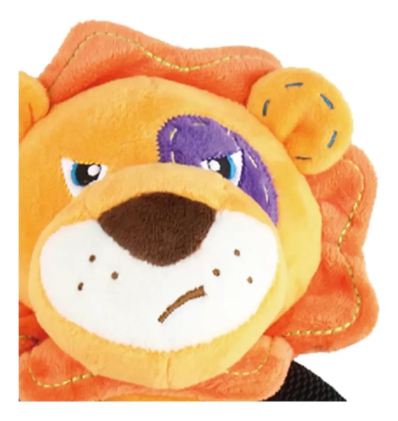 Juguete Peluche Leon King Box Zoo M/l C/ Chifle Gigwi Perros