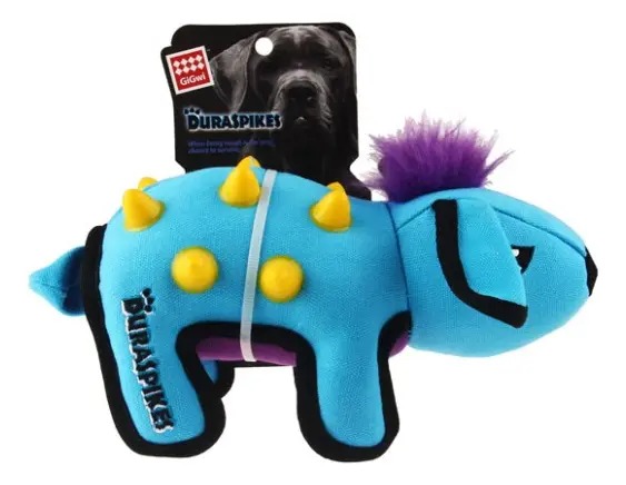 Juguete Peluche Conejo Duraspikes Tpr 26cm Gigwi Para Perros