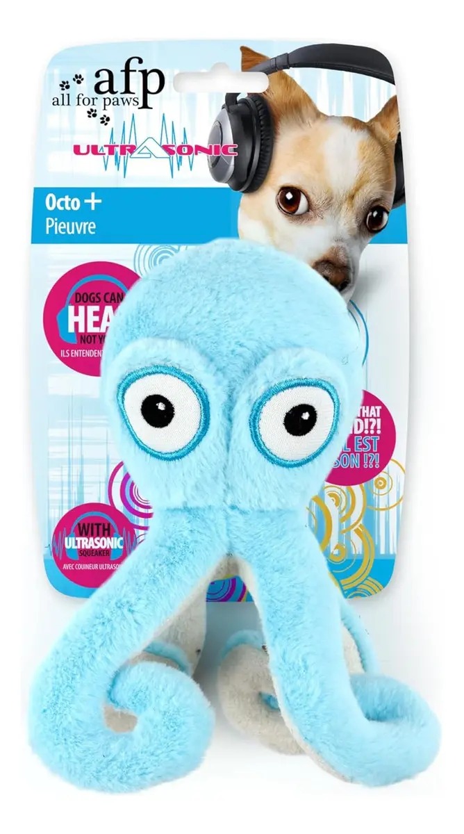 Juguete Peluche Pulpo Octo Ultrasónico Afp Perros Mascotas