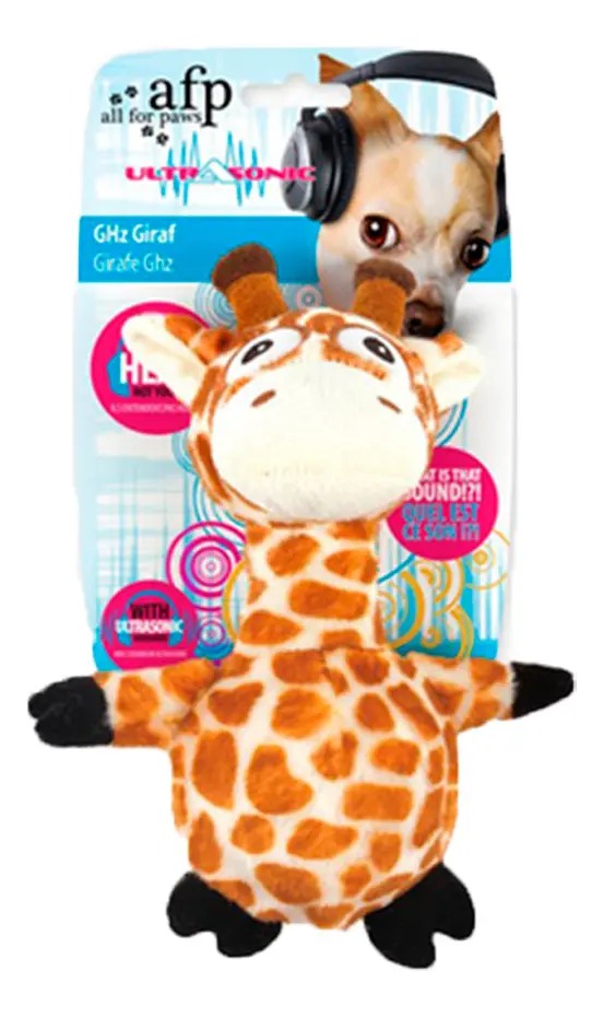 Juguete Peluche Jirafa Ultrasonica Afp Para Perros Mascotas