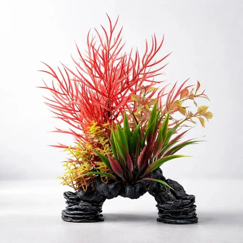 Plantas Plastica Artificial Fluval Deco Rojo Wisteria 20cm