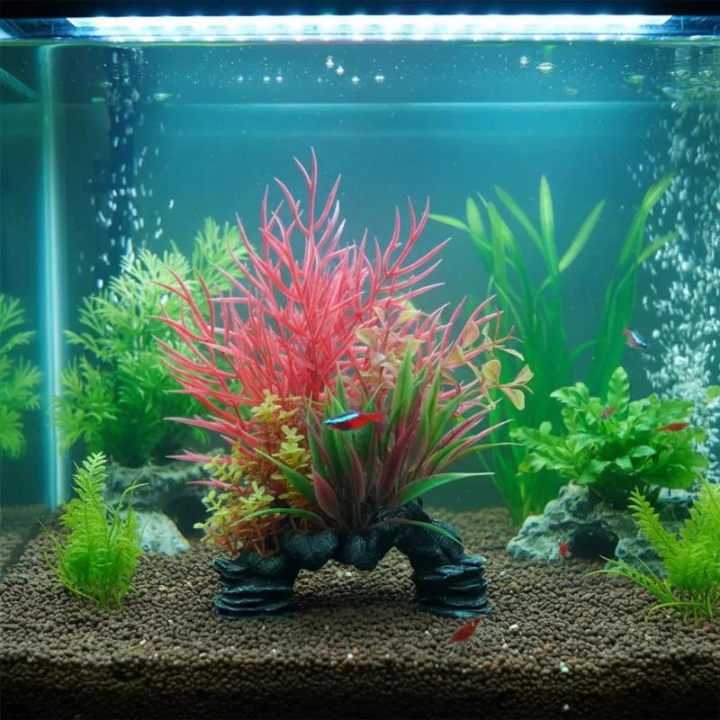 Plantas Plastica Artificial Fluval Deco Rojo Wisteria 20cm