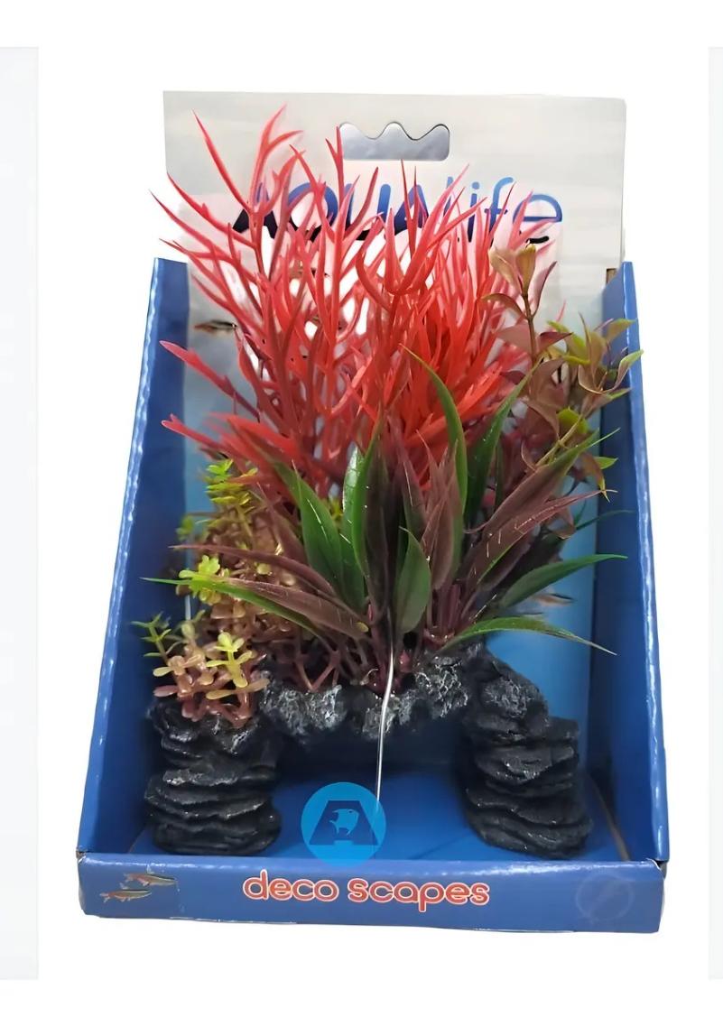 Plantas Plastica Artificial Fluval Deco Rojo Wisteria 20cm