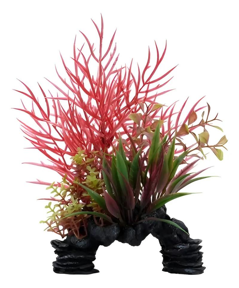 Plantas Plastica Artificial Fluval Deco Rojo Wisteria 20cm