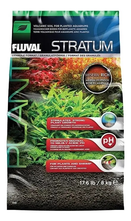 Sutrato Plantado Camarones Fluval 8kg Acuario Peceras