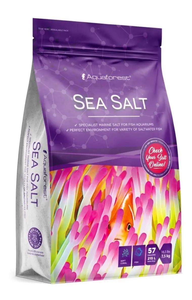 Sal Marina Sea Salt 25kg Sintetica Aquaforest Acuario Pecera