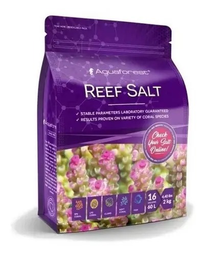 Sal Marina Sea Reef Salt 2kg 60l Aquaforest Acuario Pecera