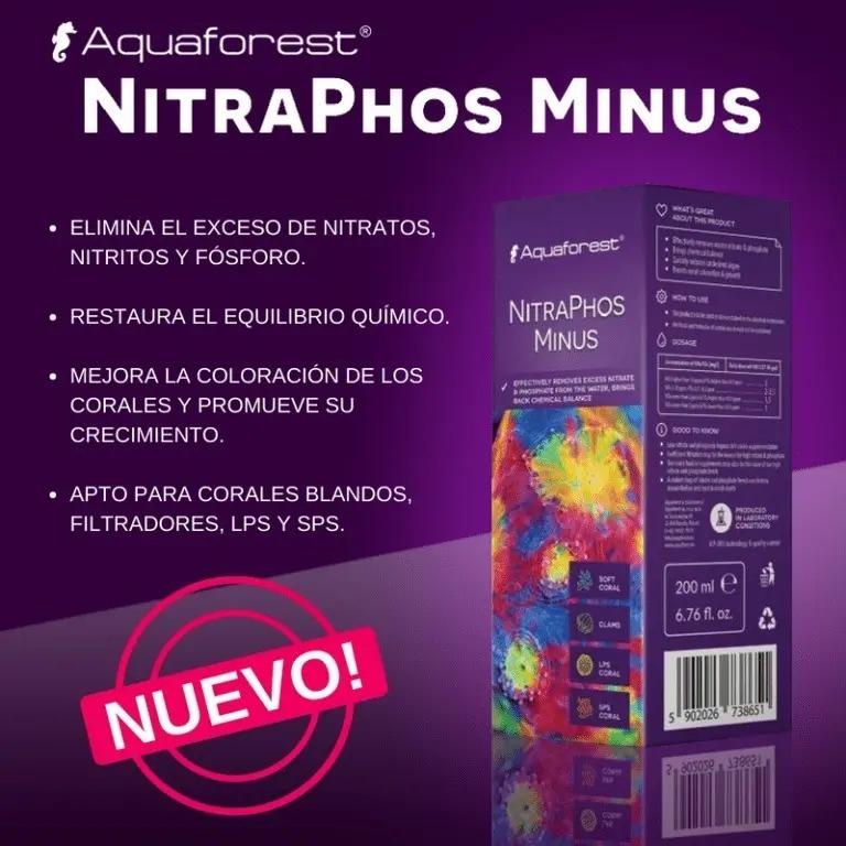 Liquido Removedor De Nitrato 200ml Aquaforest Acuario