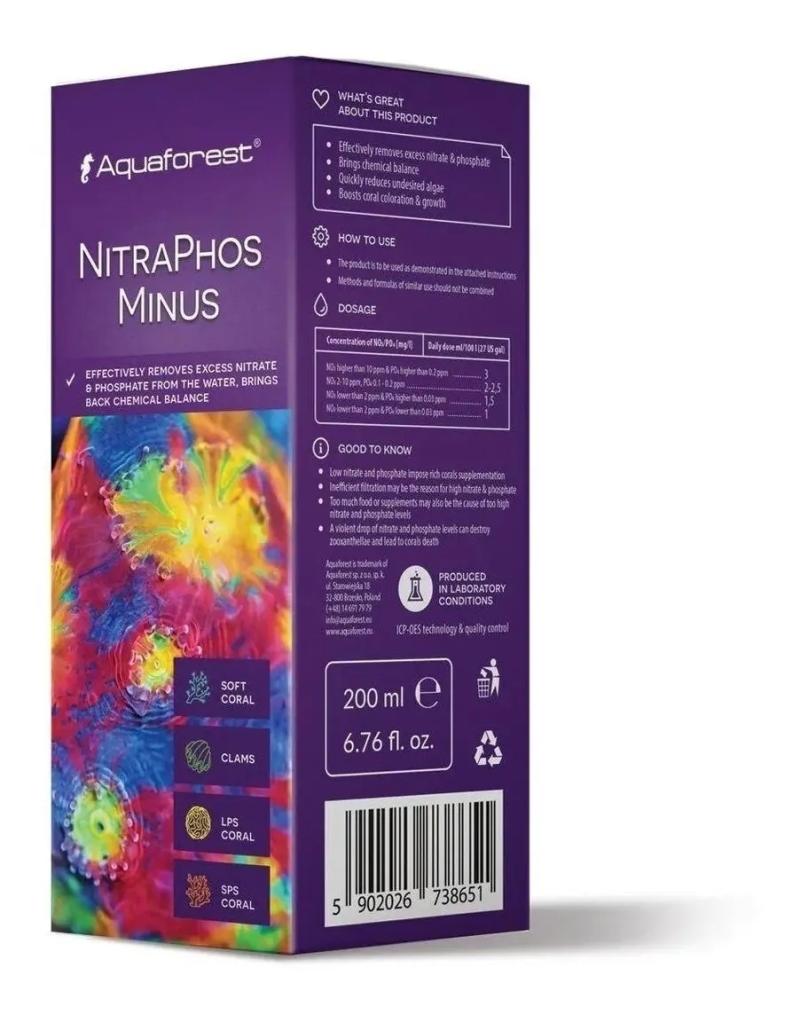 Liquido Removedor De Nitrato 200ml Aquaforest Acuario