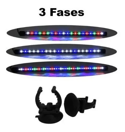 Luz Led Sumergible Dee 60 3 Tonalidades Acuarios Pecera