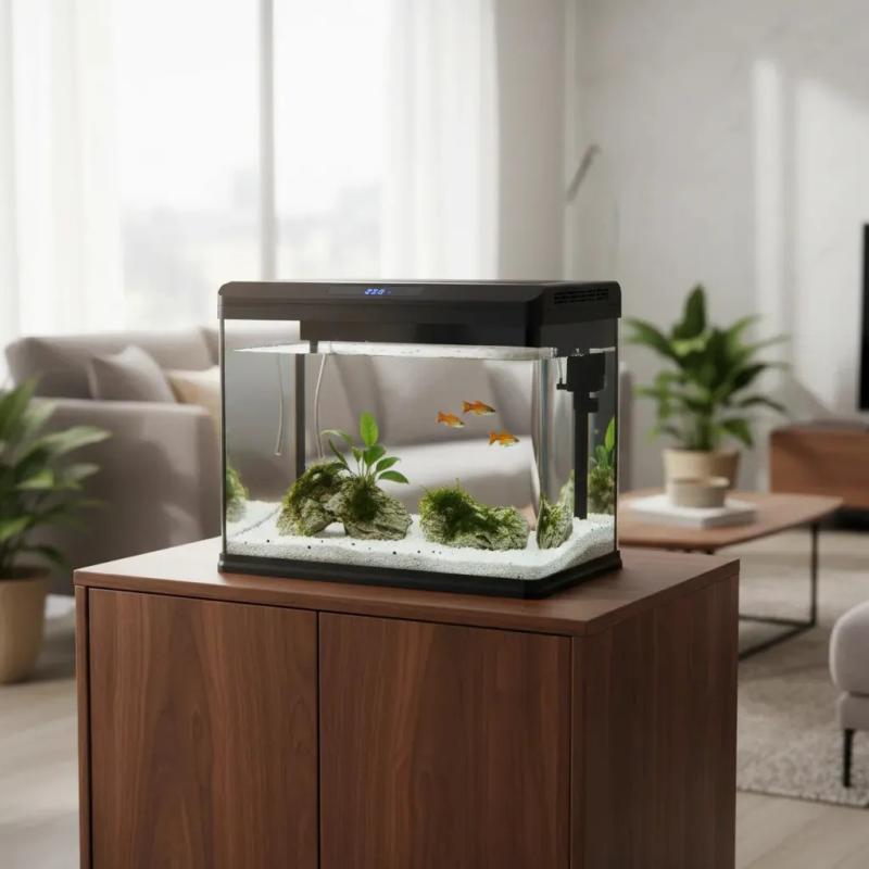 Acuario Pecera Sd-480f 45lt 47x41x30cm C/ Termometro Sobo