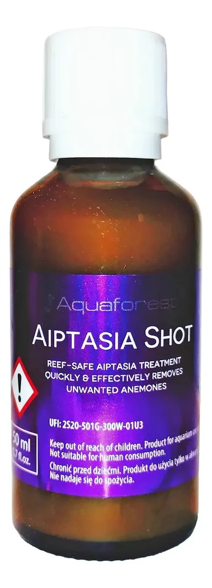 Liquido Aiptasia Shot 50ml Quita Manjano Aquaforest Acuario