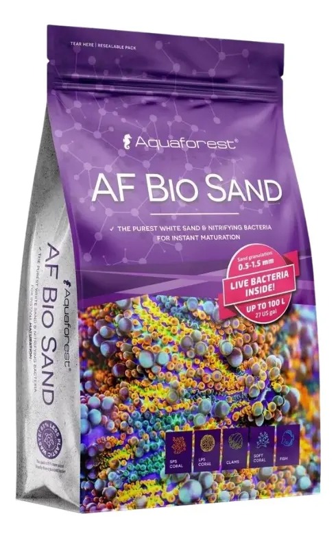 Sustrato Activador Af Bio Sand 7,5kg Aquaforest Acuario