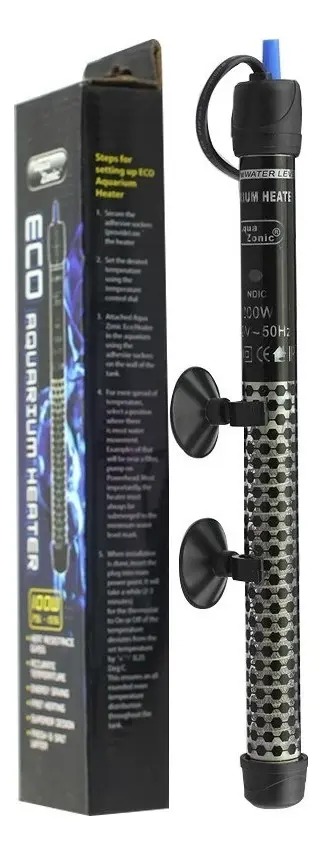 Calefactor De Agua Calentador Eco 300w Aquazonic Acuario