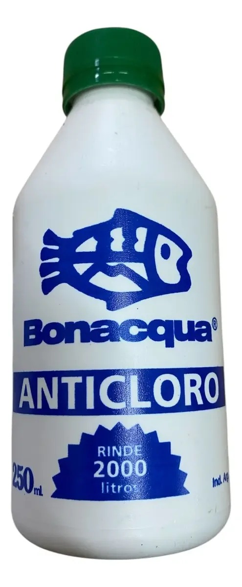 Botella Liquido Acondicionador Anticloro Bonacqua 250ml Acuario