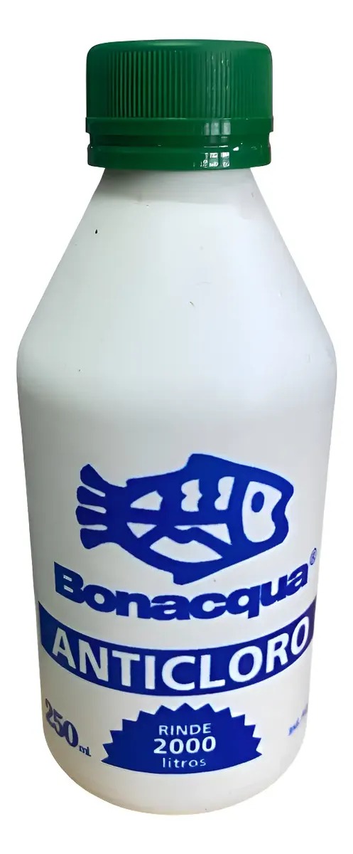 Botella Liquido Acondicionador Anticloro Bonacqua 250ml Acuario