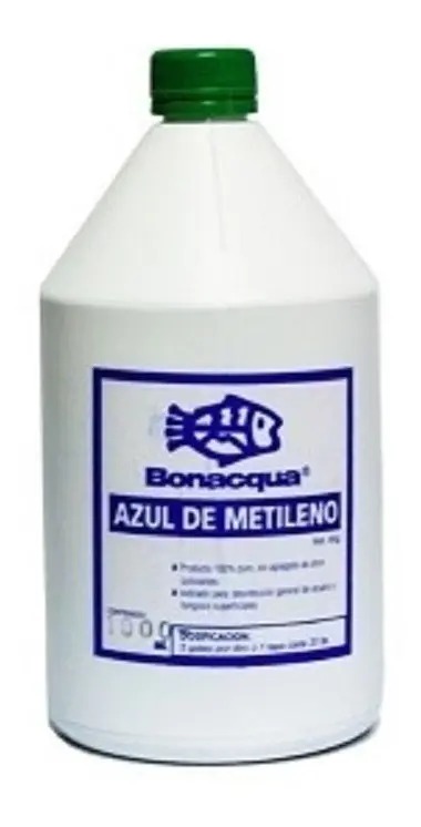 Liquido Desinfectante Azul De Metileno 1000ml Bonacqua Acuario