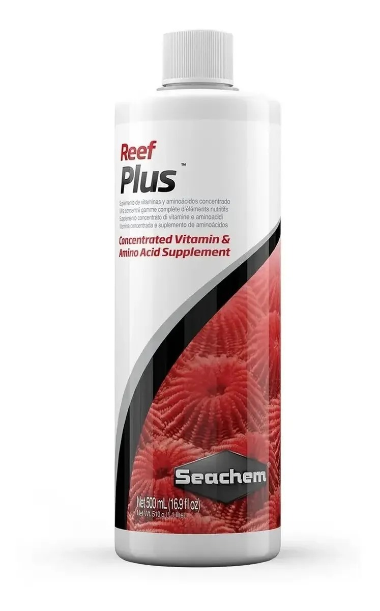 Suplemento Vitamina Reef Plus 500ml Seachem Acuario Pecera