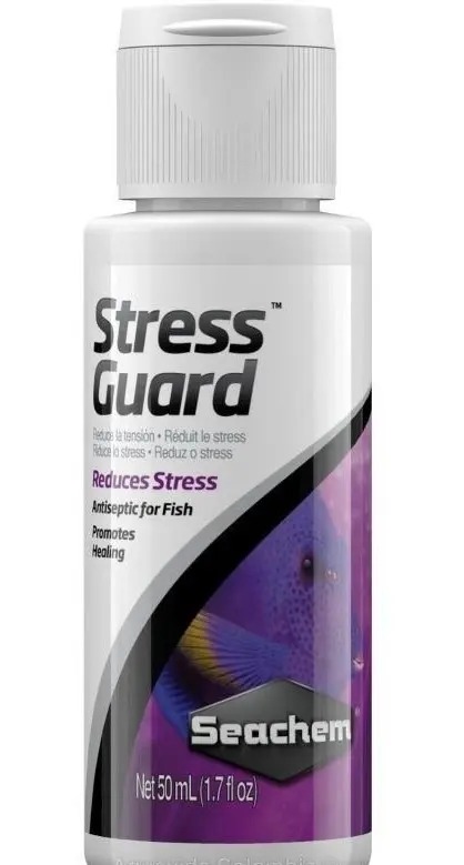 Reductor De Amoniaco Y Stress Guard 50ml Seachem Acuario