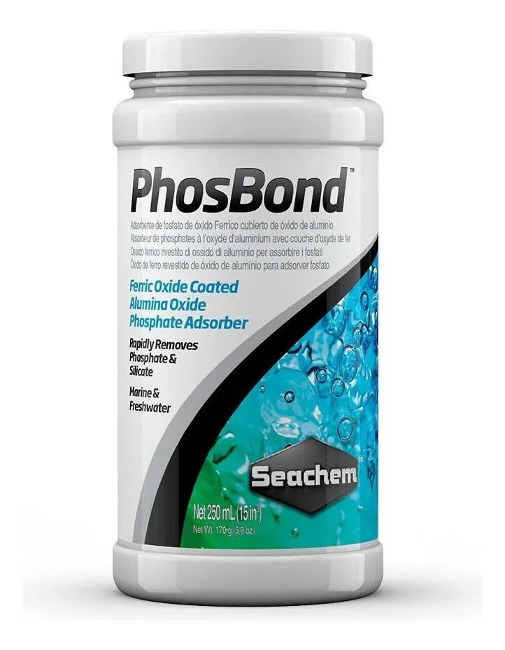Removedor De Fosfato Y Silicatos Phosbond 250ml Seachem
