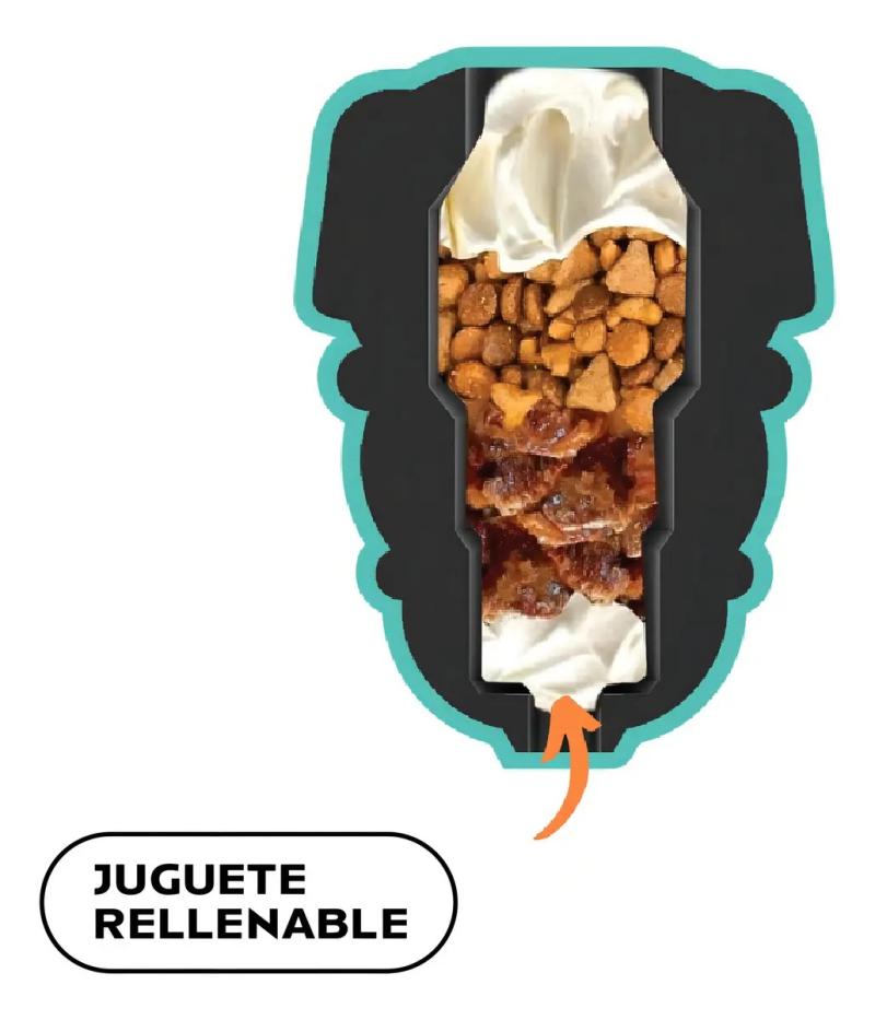 Juguete Rellenable Perro Chico Glotoni Soft S Tonipets Violeta