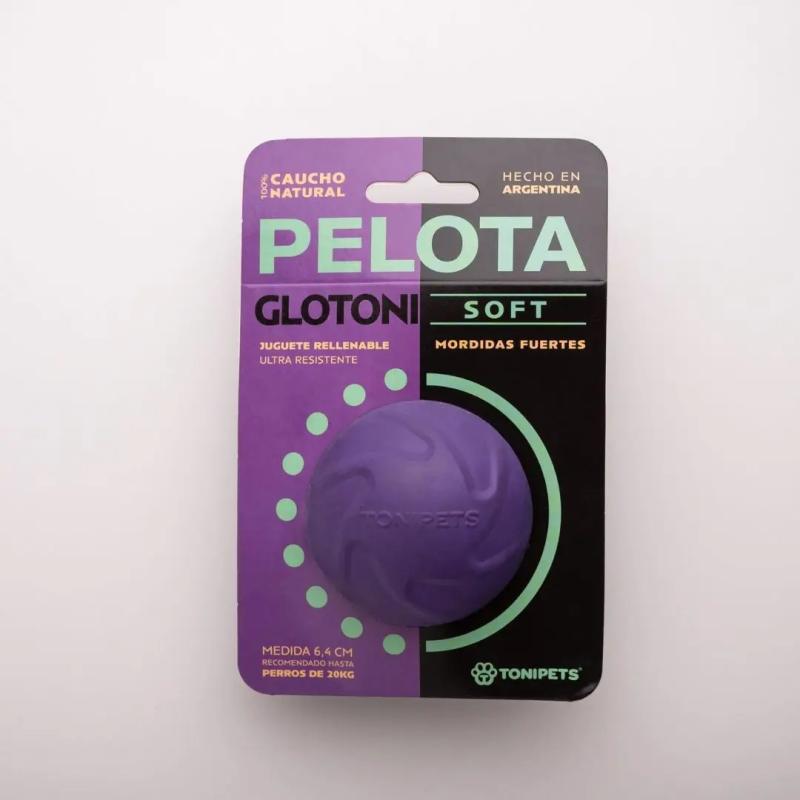 Pelota Interactiva Rellenable Soft Resistente Tonipets Perro