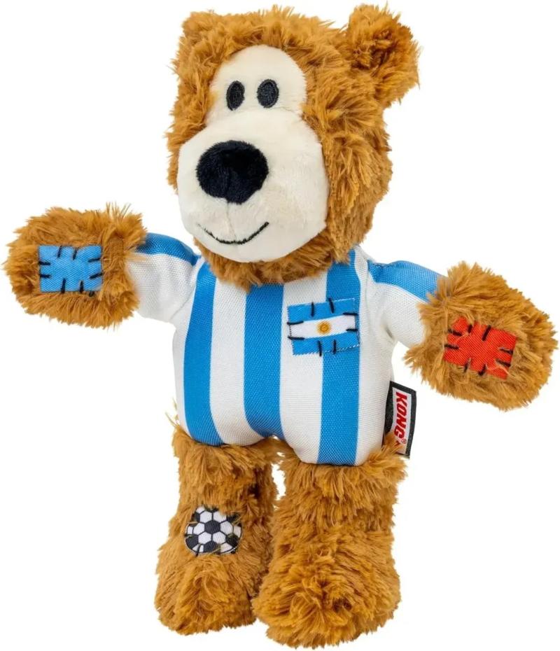 Juguete Peluche Para Perro Oso Knots Mundial Futbol Md Kong