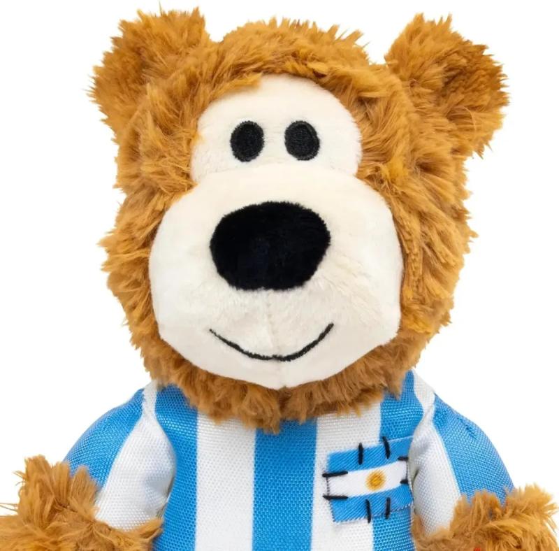 Juguete Peluche Para Perro Oso Knots Mundial Futbol Md Kong