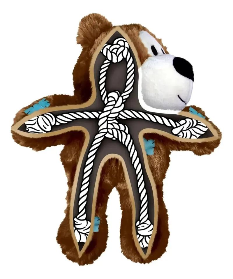 Juguete Peluche Para Perro Oso Knots Mundial Futbol Md Kong