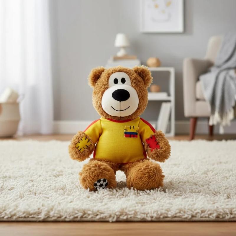 Juguete Peluche Para Perro Oso Knots Mundial Futbol Md Kong