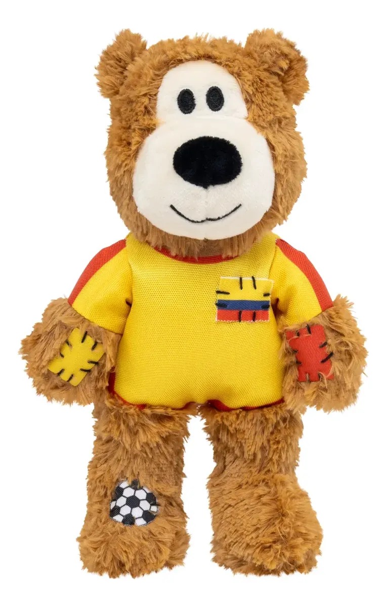 Juguete Peluche Para Perro Oso Knots Mundial Futbol Md Kong