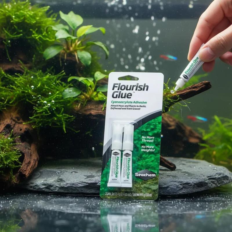 Pegamento Adhesivo Flourish Glue 8g Seachem Plantas Musgos