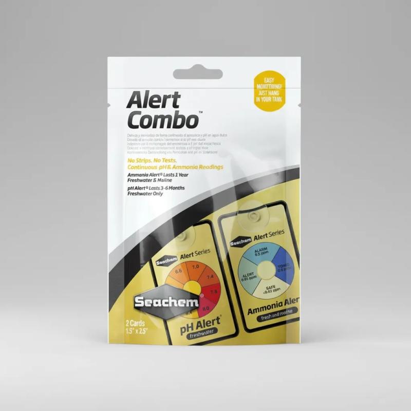 Medidores De Ph Y Amoniaco Pack Alert Combo Seachem Acuario