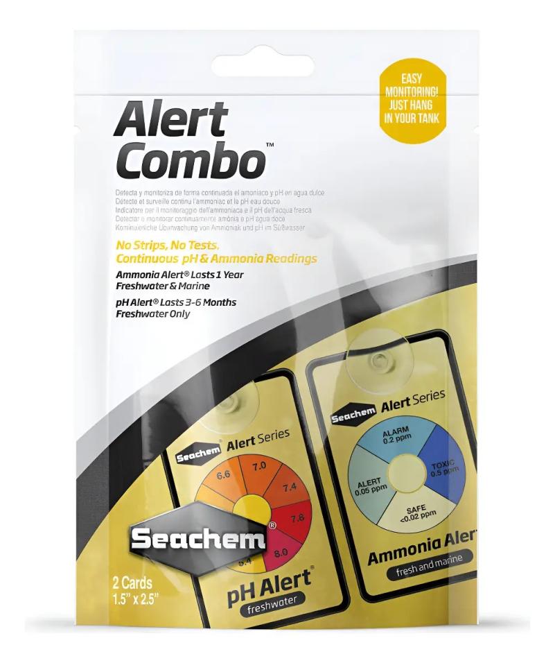 Medidores De Ph Y Amoniaco Pack Alert Combo Seachem Acuario