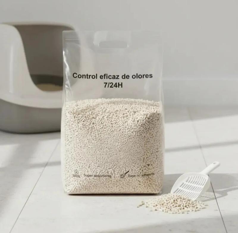 Piedras Tofu Pack Verde Sanitarias Natural Petone Gato 2,5kg